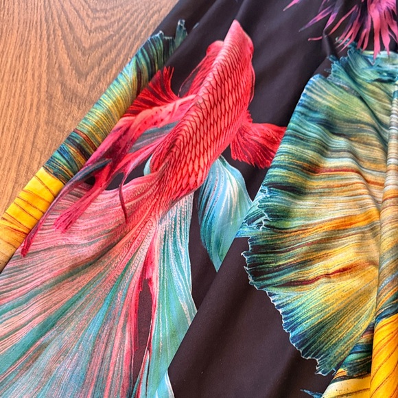RARE BlackMilk Fighting Fish Maxi Skirt | Retired Betta Print | Like New - Picture 5 of 7
